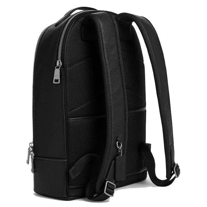 Coach Ethan Backpack Silver Black # CM697