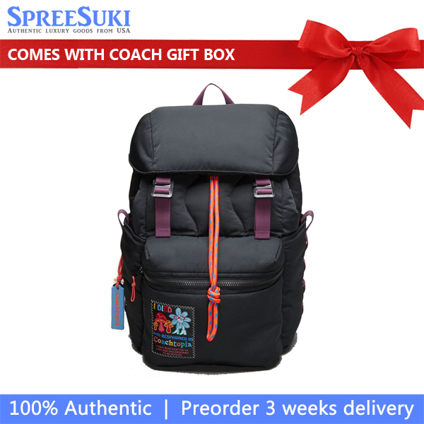 Coach Coachtopia Loop Backpack Black # CQ058