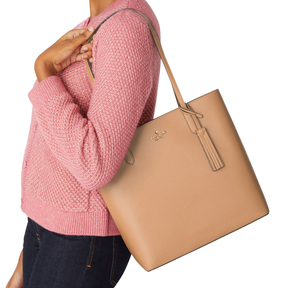 Kate Spade Tote Shoulder Bag Jana Tote Light Fawn # K8150