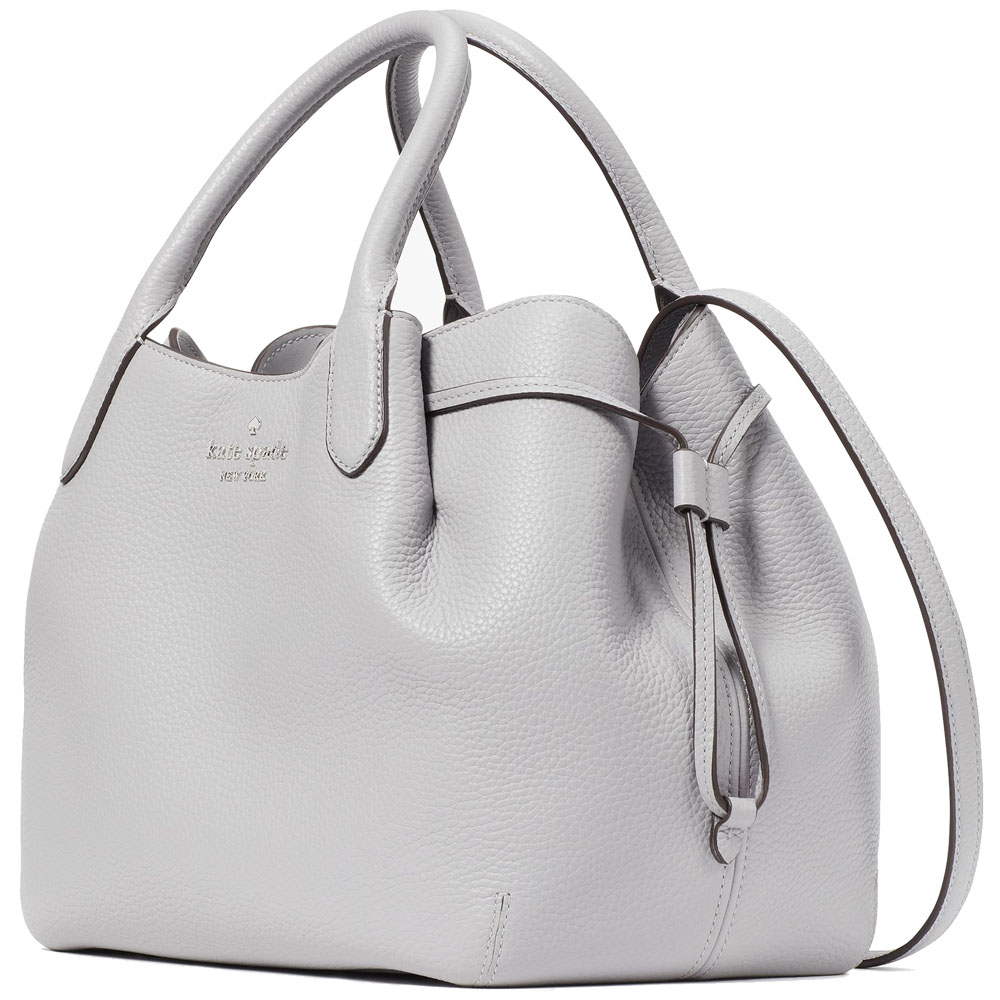 Kate Spade Crossbody Bag Sling Dumpling Large Satchel Bag Mountain Grey # K8134