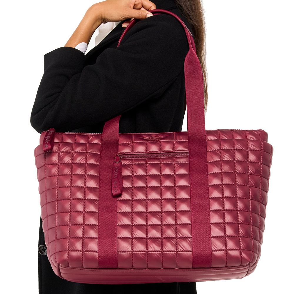 Kate Spade Camden Quilted Extra Large Tote Blackberry Preserves # KH405