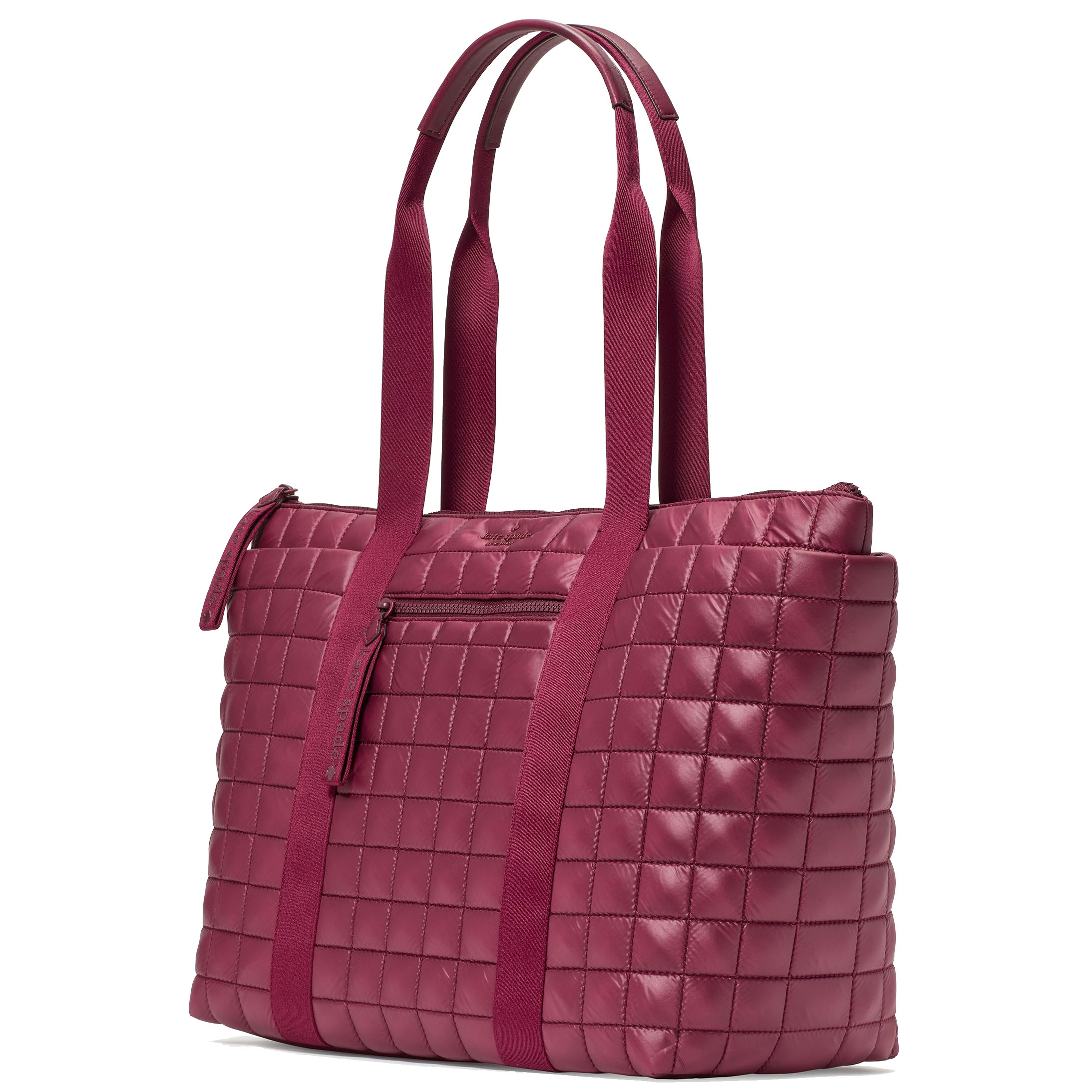 Kate Spade Camden Quilted Extra Large Tote Blackberry Preserves # KH405