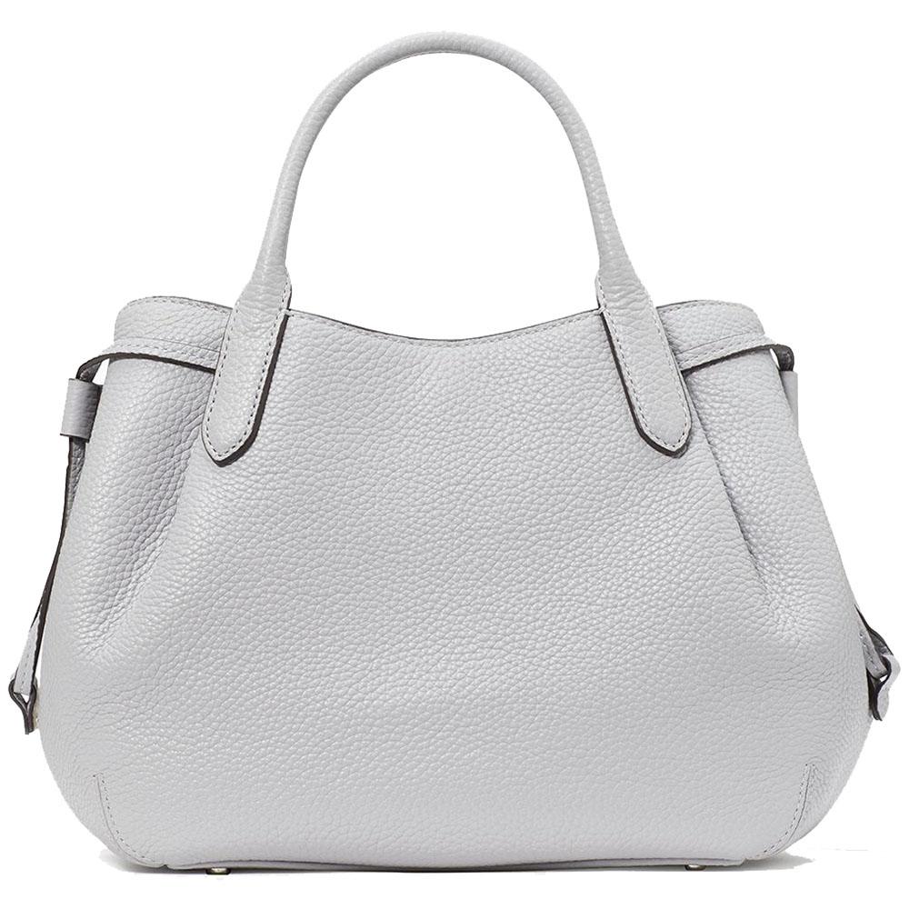 Kate Spade Pebble Leather Dumpling Small Satchel Mountain Grey # K8135