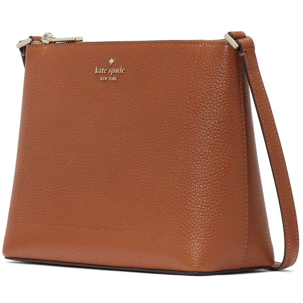 Kate Spade Leila Medium Crossbody Warm Gingerbread # KG464