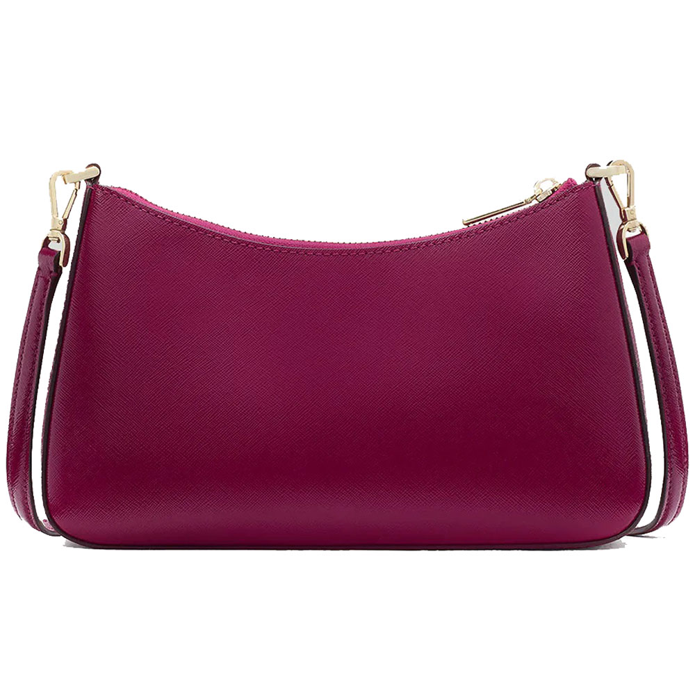 Coach Madison Faux Pearl Medium Convertible Crossbody Dark Raspberry # KI932