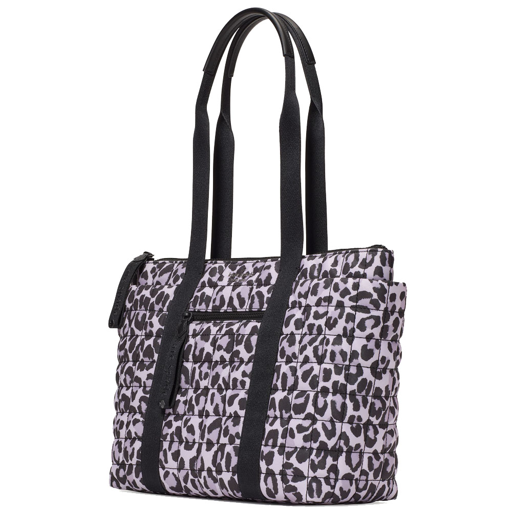 Kate Spade Camden Spotted Leopard Medium Tote Violet Mist Multi # KI842