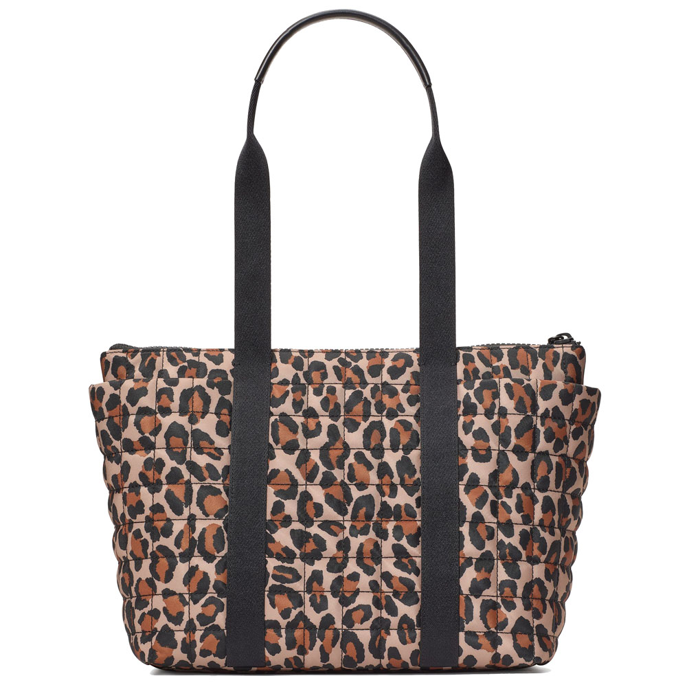 Kate Spade Camden Spotted Leopard Medium Tote Brown Multi # KI842