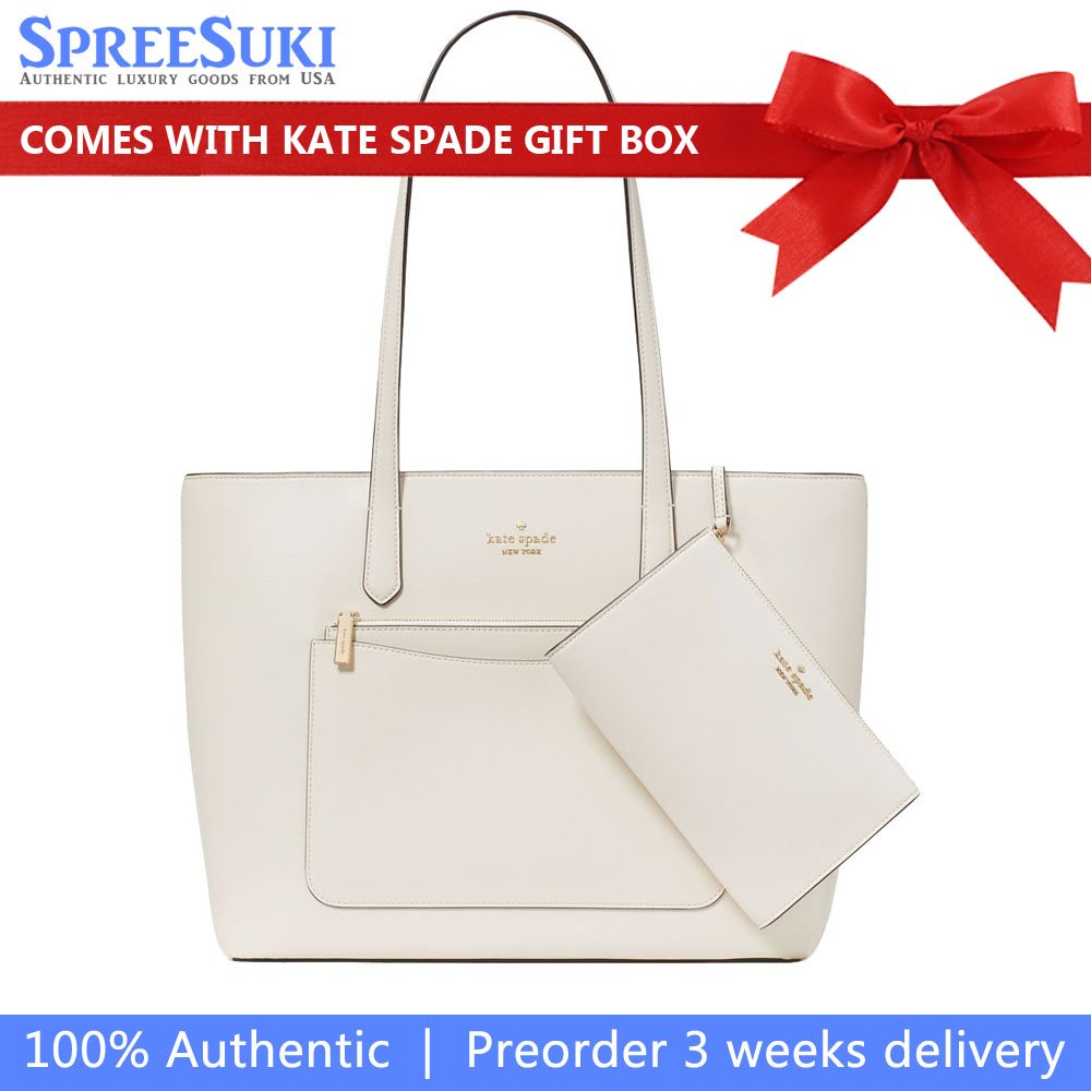 Kate Spade Staci Large Tote Set Meringue # KF369