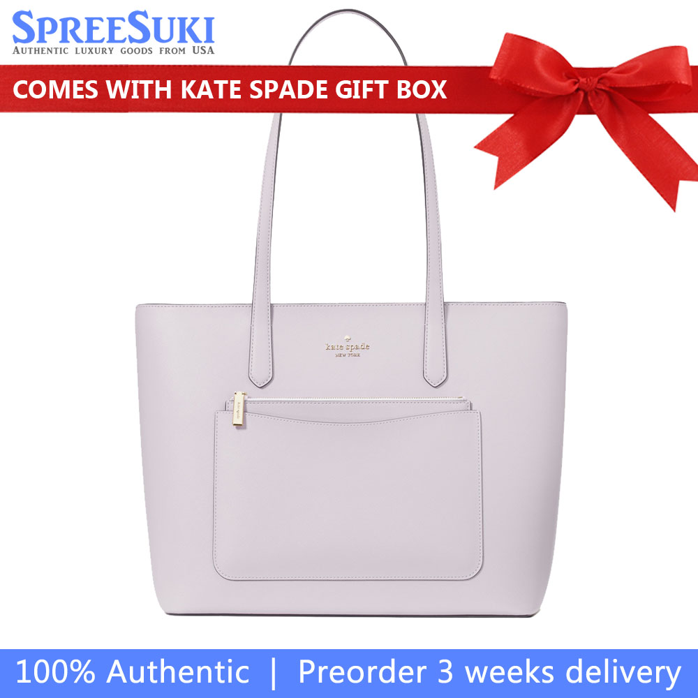 Kate Spade Staci Large Tote Set Pastel Lavender # KF369