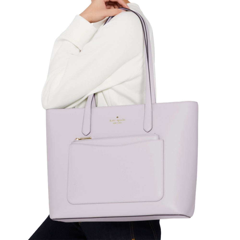 Kate Spade Staci Large Tote Set Pastel Lavender # KF369