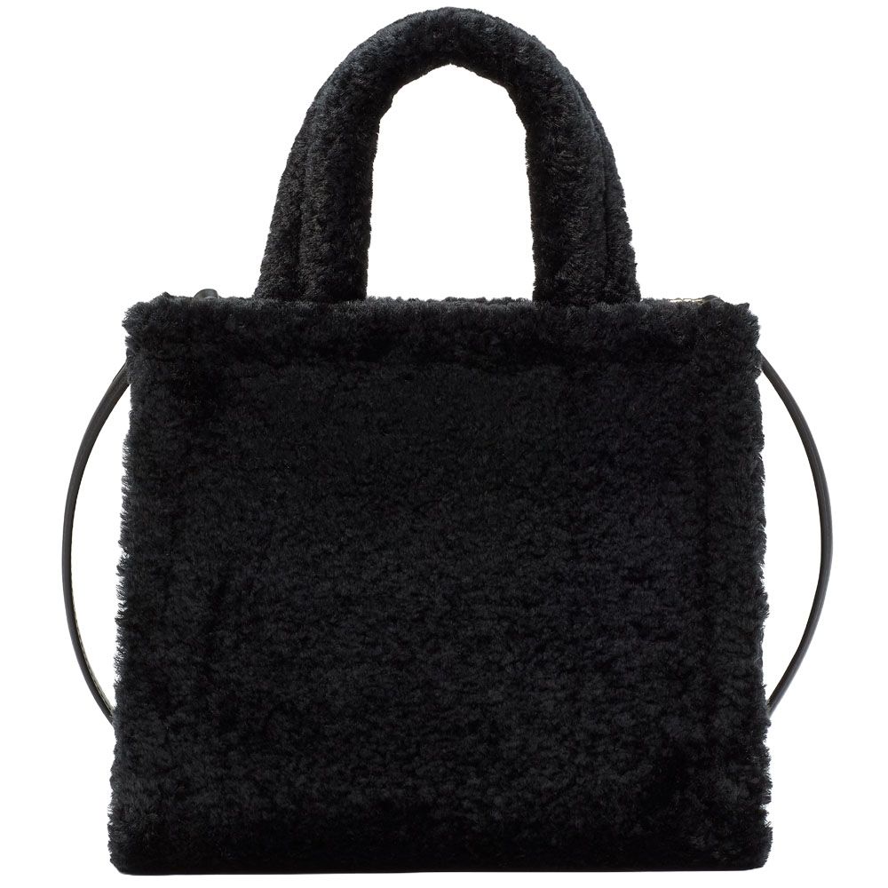 Kate Spade Ellie Faux Fur Small Tote Black # KI861