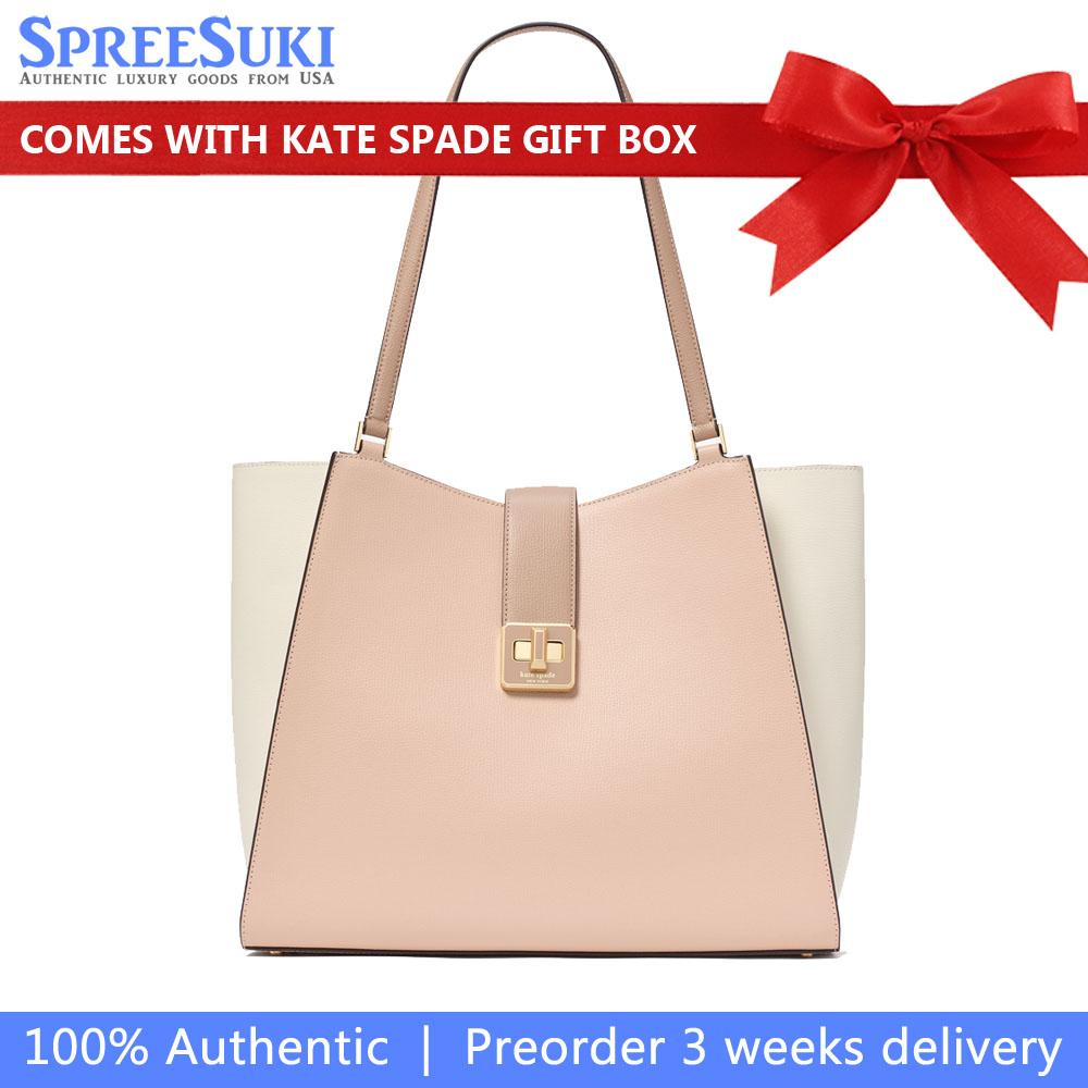 Kate Spade Phoebe Large Tote Toasted Hazelnut Multi # KK136