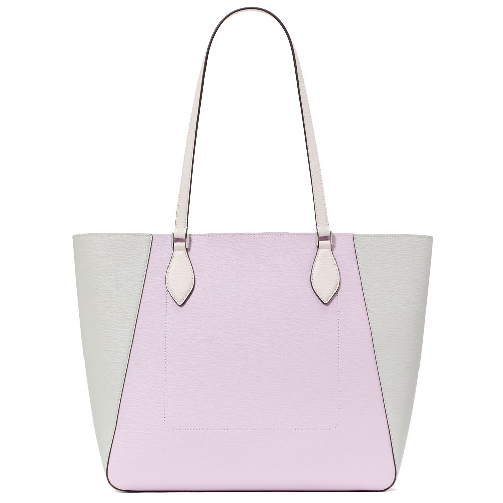 Kate Spade Poppy Colorblock Large Tote Violet Mist Multi # KG757