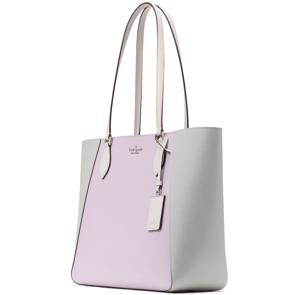 Kate Spade Poppy Colorblock Large Tote Violet Mist Multi # KG757