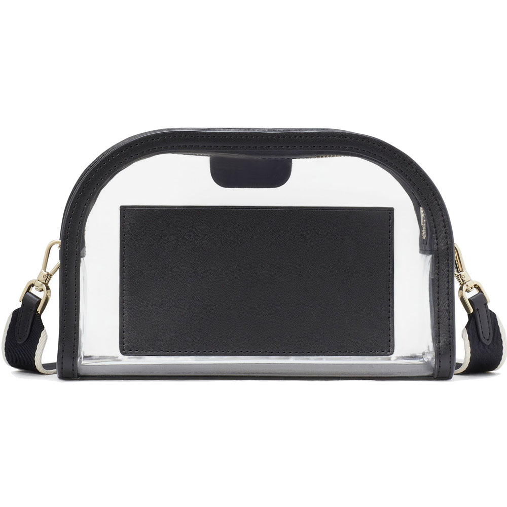 Kate Spade Clare See Through Small Dome Crossbody Black Multi # KG084