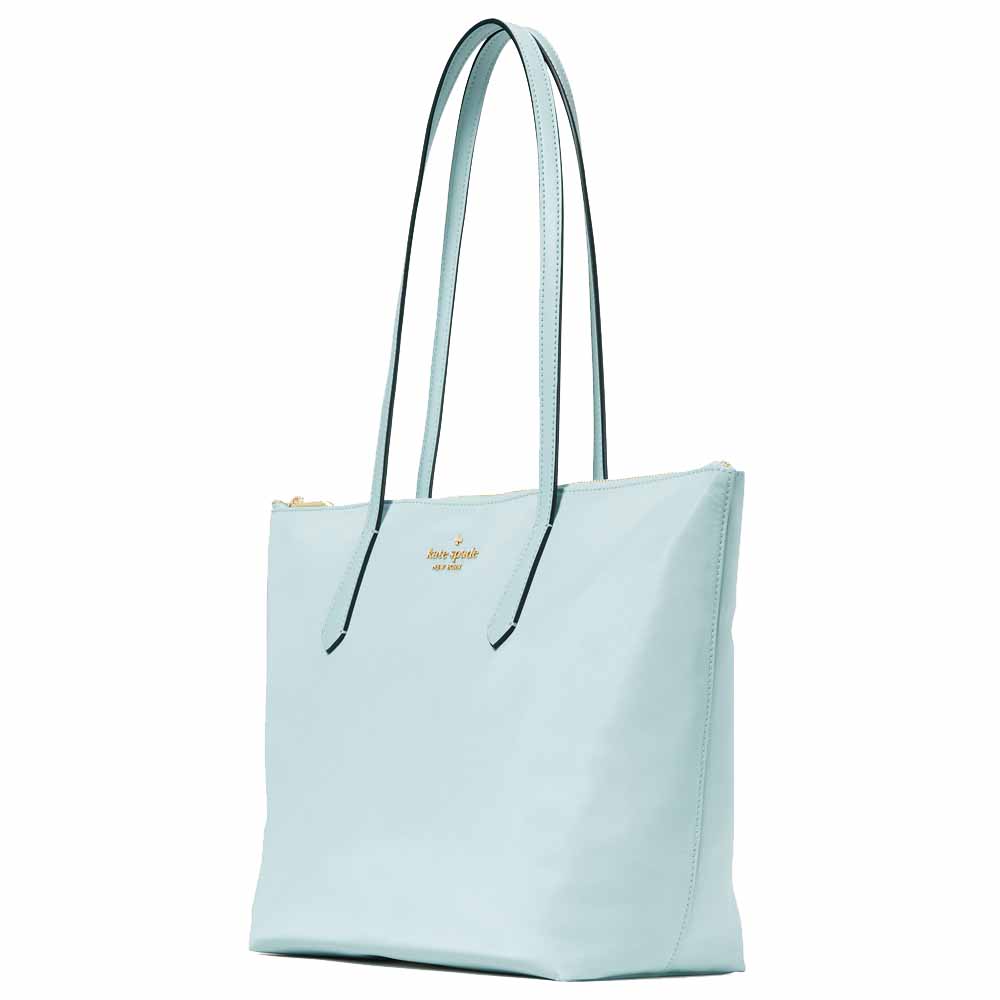 Kate Spade Kitt Nylon Medium Tote Blue Glow # KC455