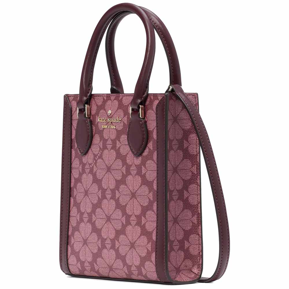 Kate Spade Signature Spade Flower Mini Tote Grenache Multi # KJ694