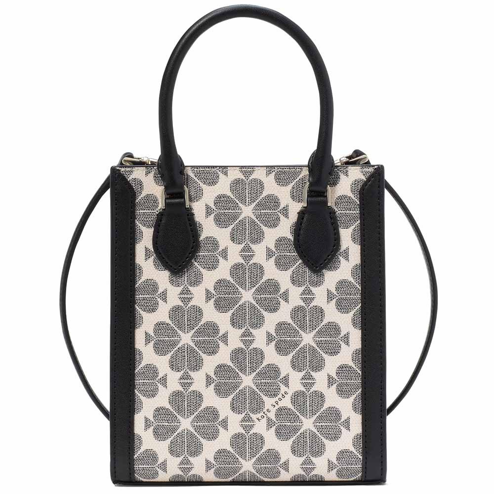 Kate Spade Signature Spade Flower Mini Tote Black Multi # KJ694