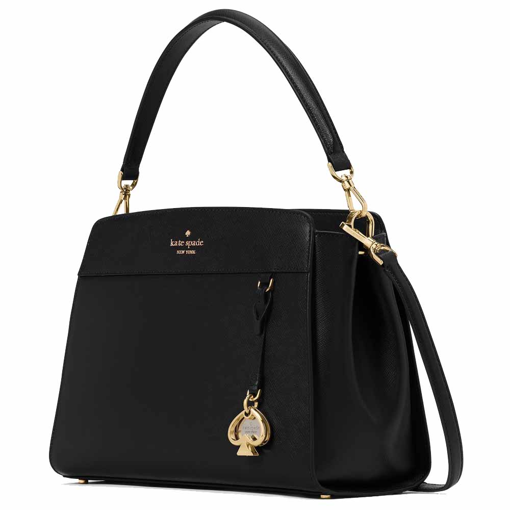 Kate Spade Madison Medium Top Handle Satchel Black # KK285