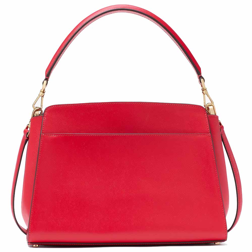 Kate Spade Madison Medium Top Handle Satchel Ruby Red # KK285