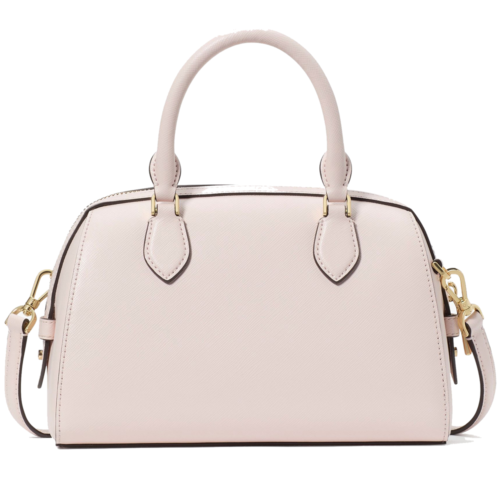 Kate Spade Madison Heart Studs Small Dolly Duffle Powdered Sugar # KK211