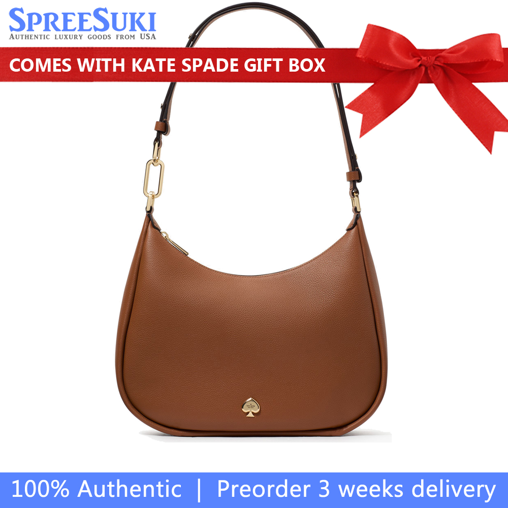 Kate Spade Kayla Large Shoulder Bag Warm Gingerbread # KK055