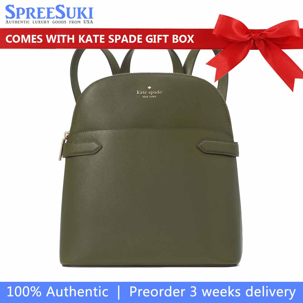 Kate Spade Staci Medium Dome Backpack Seaweed # KG021