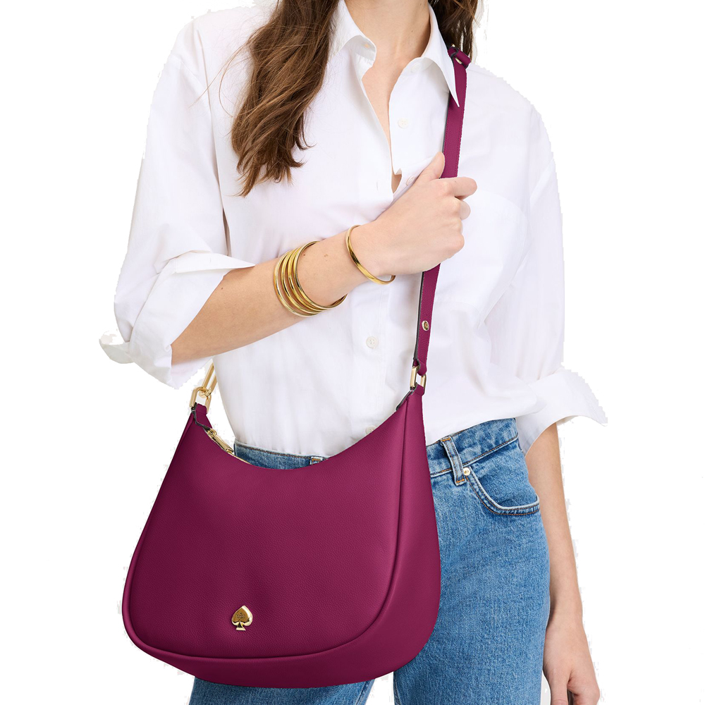 Kate Spade Kayla Large Shoulder Bag Dark Raspberry # KK055