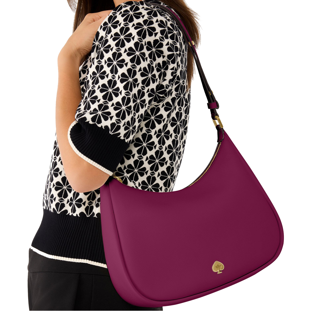 Kate Spade Kayla Large Shoulder Bag Dark Raspberry # KK055