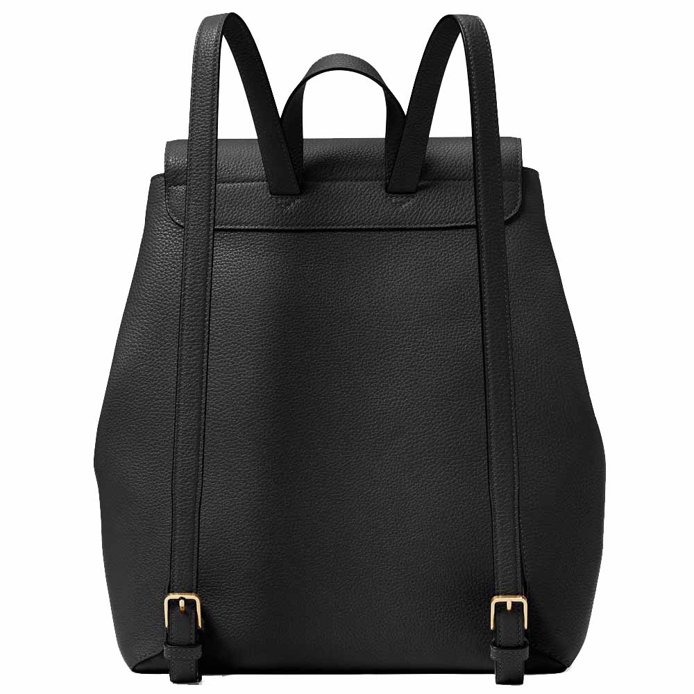 Kate Spade Lena Large Flap Backpack Black # KH437