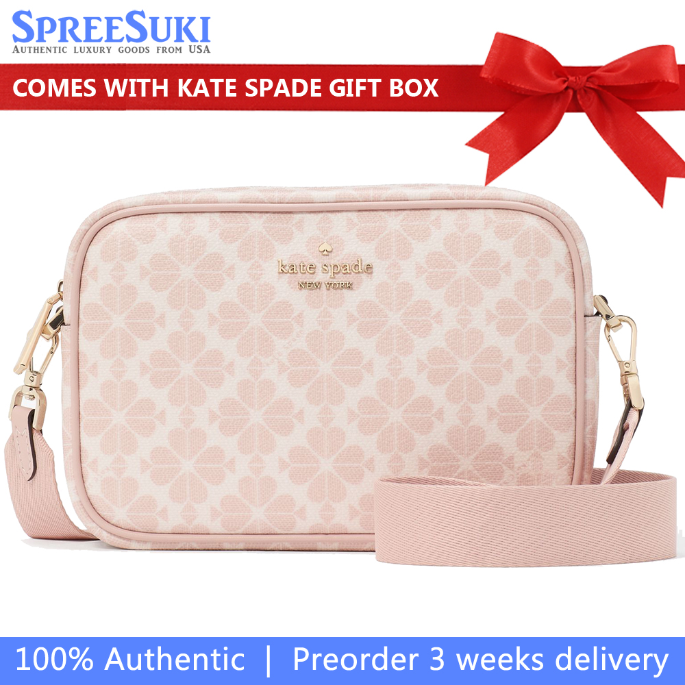 Kate Spade Spade Flower Camera Bag Rose Smoke Multi # KK063