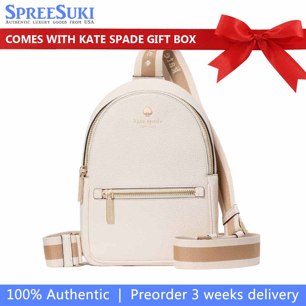 Kate Spade Emma Small Backpack Parchment # KK073