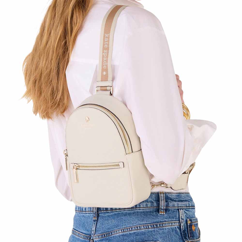 Kate Spade Emma Small Backpack Parchment # KK073