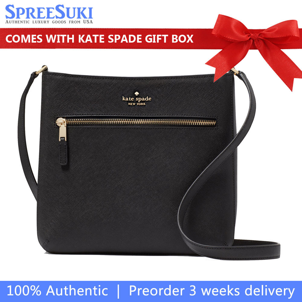 Kate Spade On Purpose Large Swingpack Crossbody Black # KF579