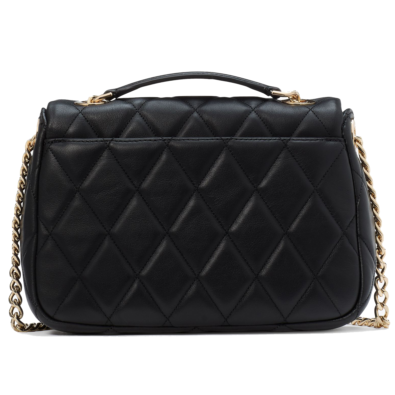 Kate Spade Carey Quilted Small Flap Crossbody Black # KJ949