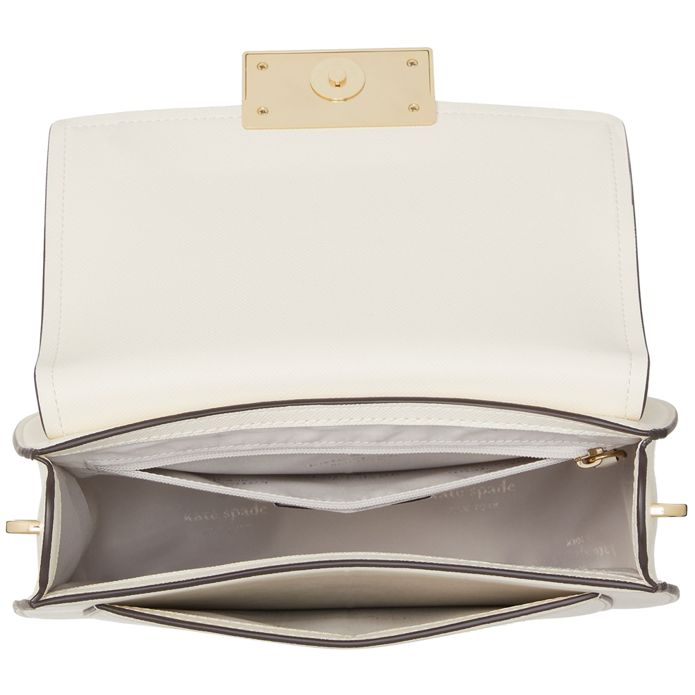 Kate Spade Reegan Saddle Bag Meringue # KH477