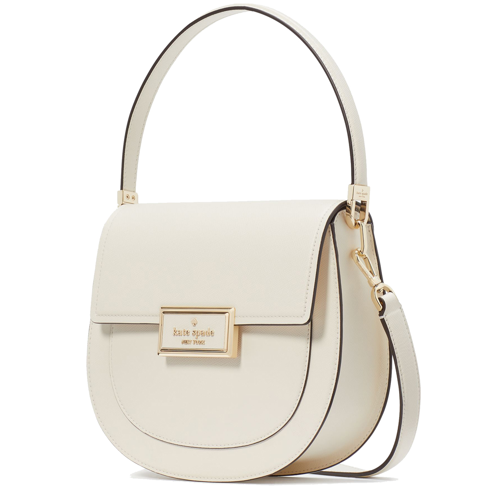 Kate Spade Reegan Saddle Bag Meringue # KH477