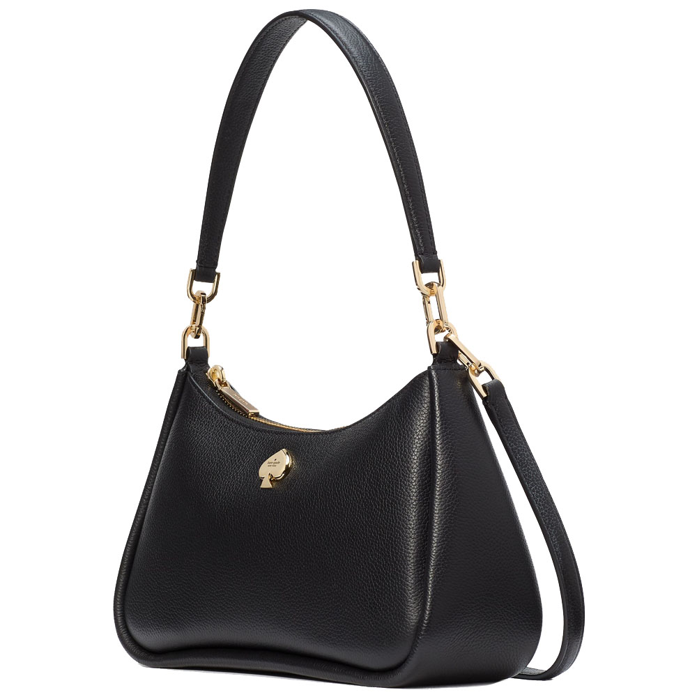 Kate Spade Kayla Small Convertible Shoulder Bag Black # KI904