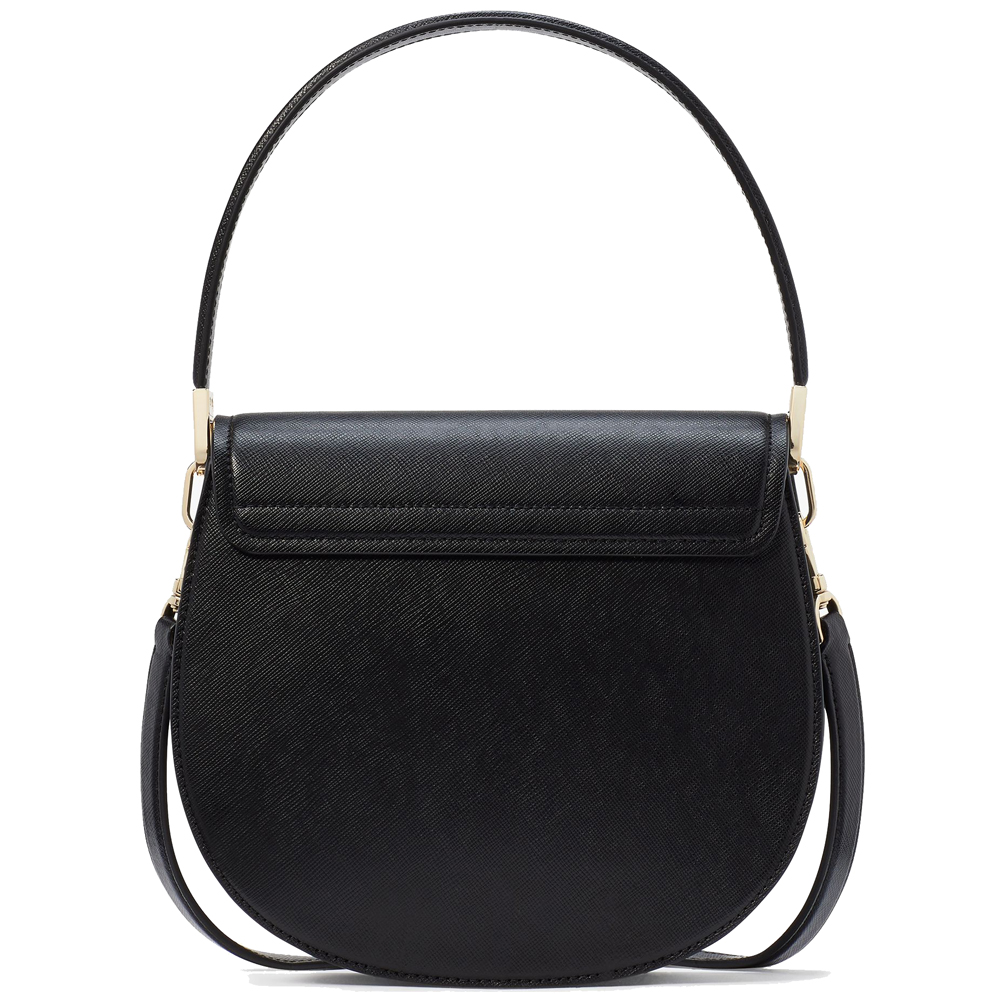 Kate Spade Reegan Saddle Bag Black # KH477