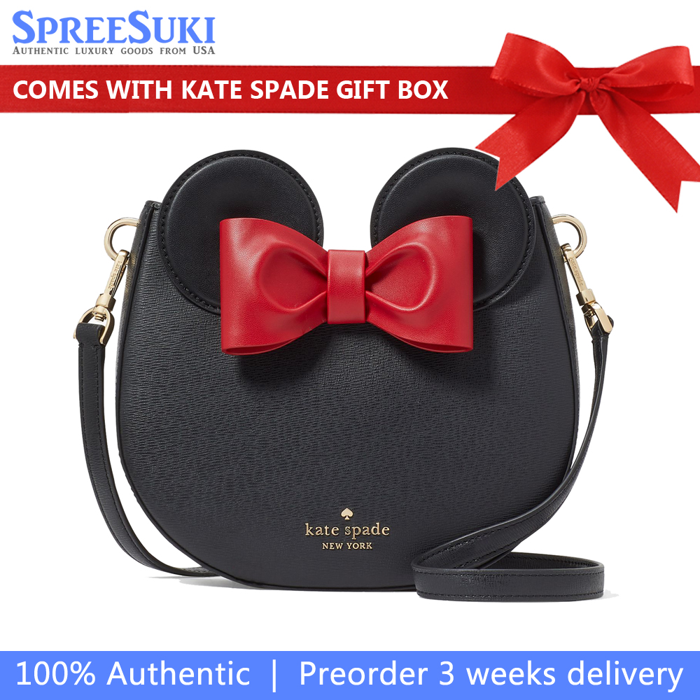 Kate Spade Disney X Kate Spade New York Minnie 3D Crossbody Black Multi # KG588