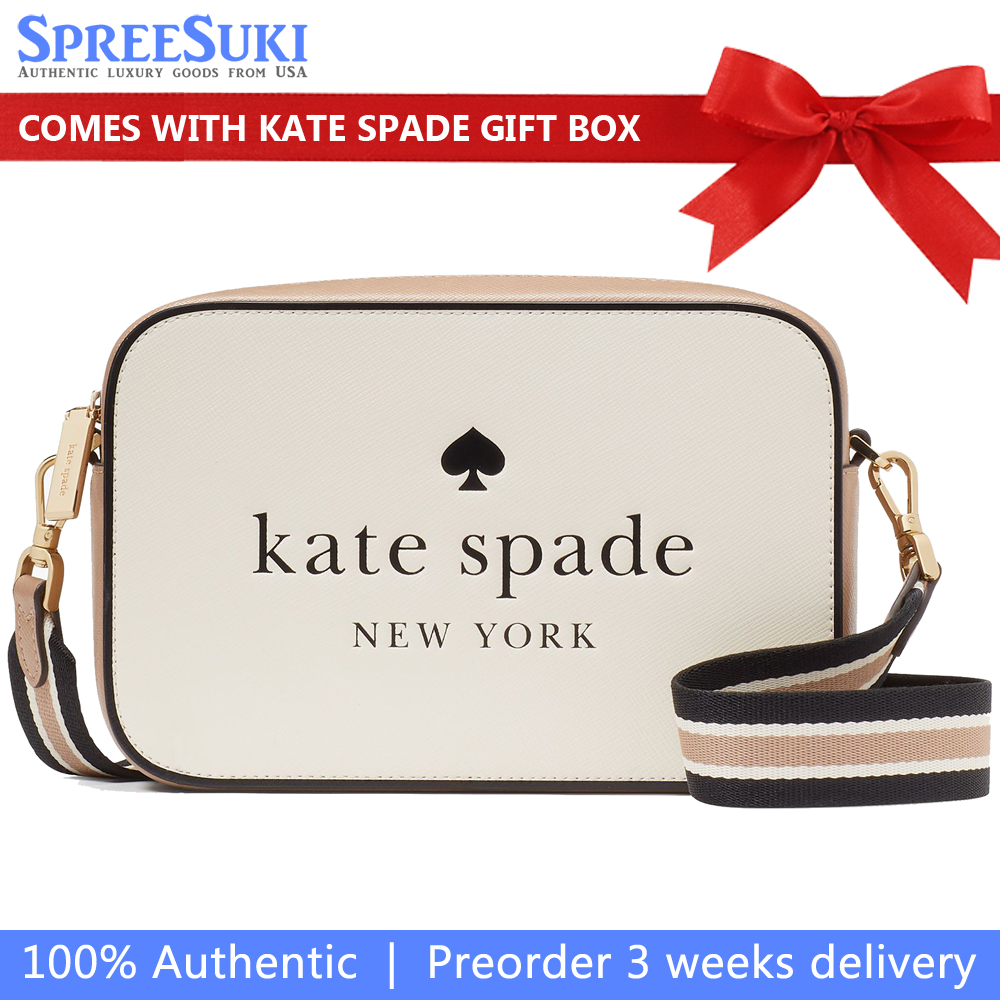 Kate Spade Oh Snap Camera Bag Toasted Hazelnut Multi # KH756