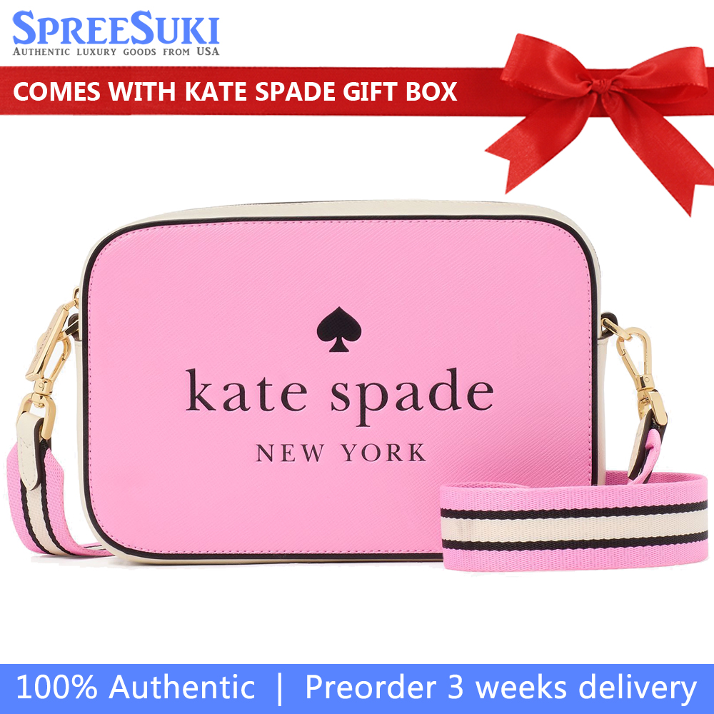 Kate Spade Oh Snap Camera Bag Surf Pink Multi # KH756