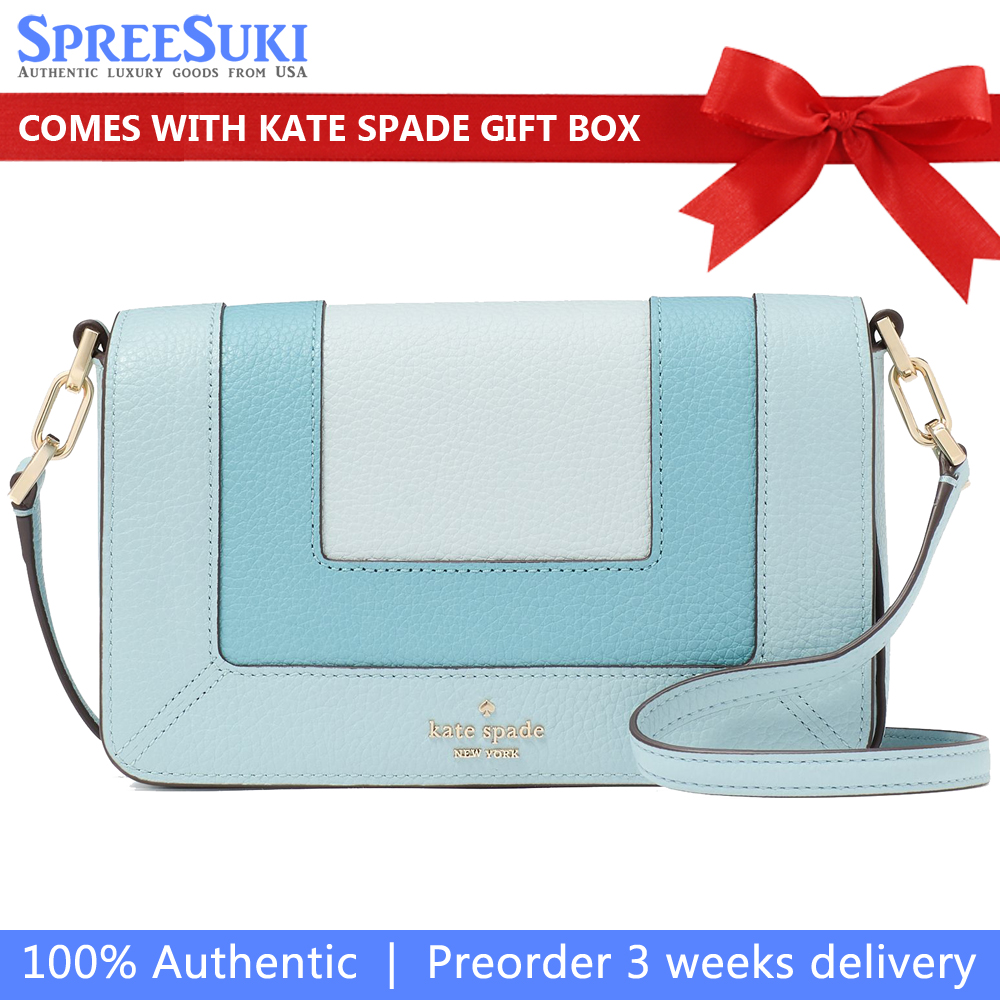 Kate Spade Lena Mini Crossbody Blue Multicolor # KK149