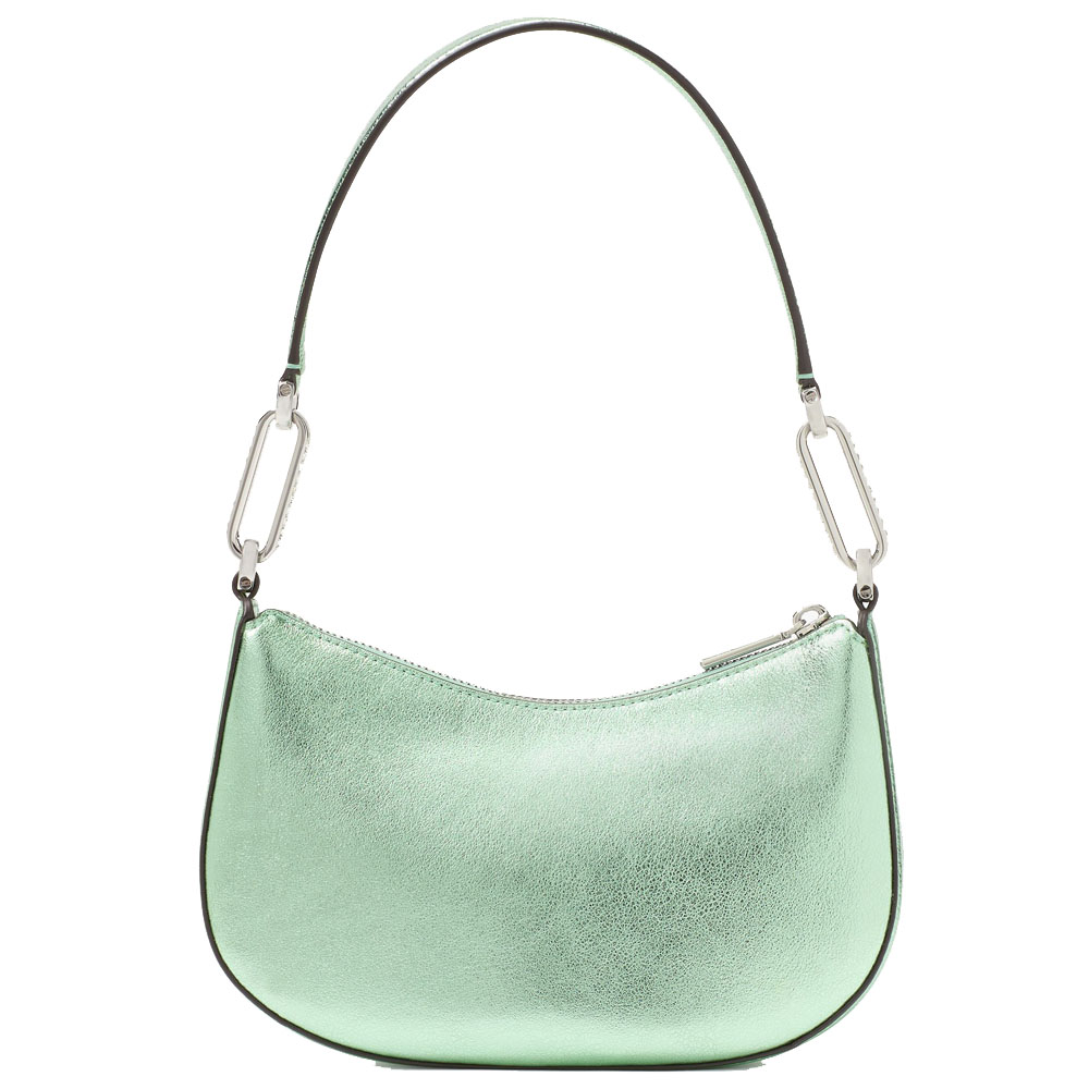 Kate Spade Nina Metallic Shoulder Bag Seawater # KI947