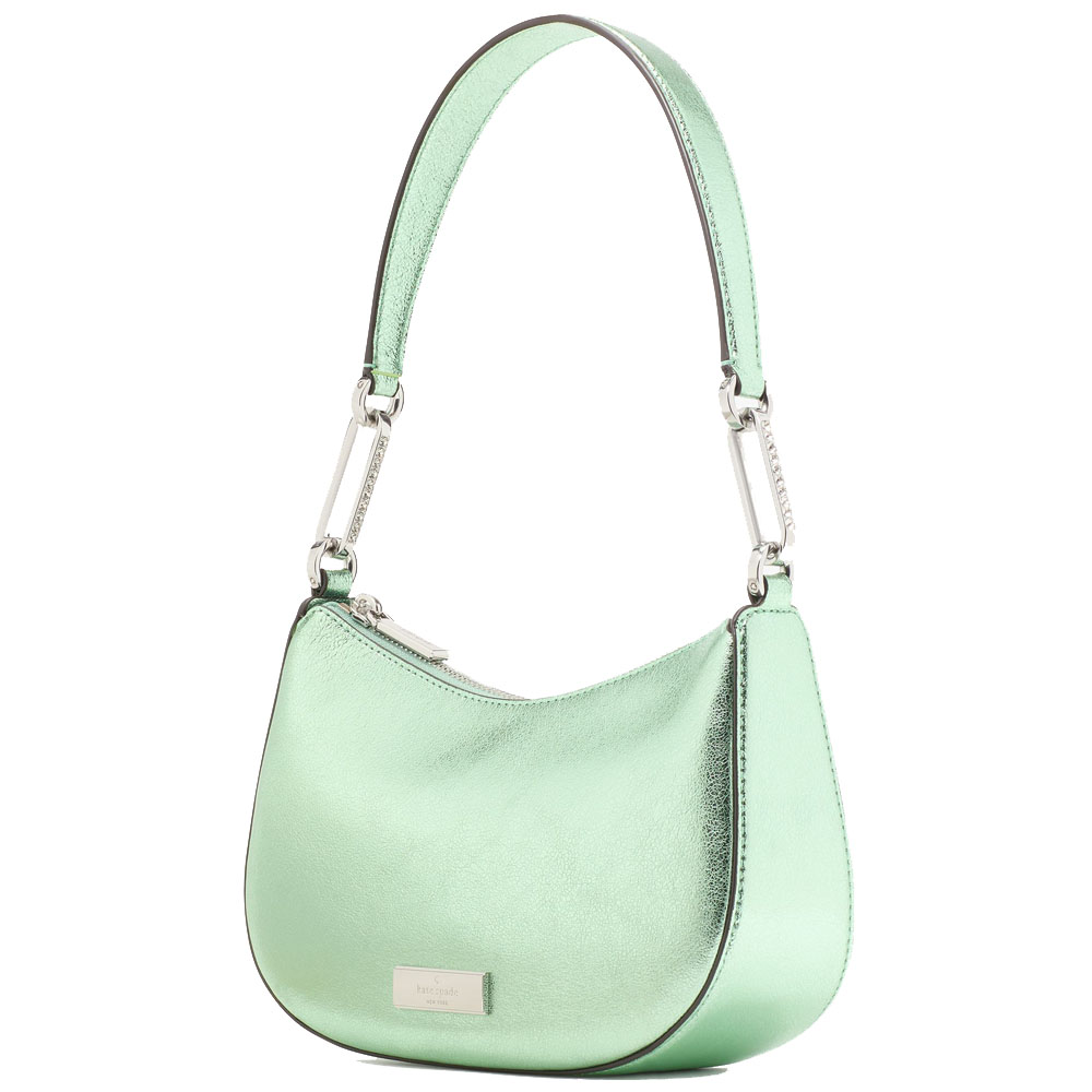 Kate Spade Nina Metallic Shoulder Bag Seawater # KI947