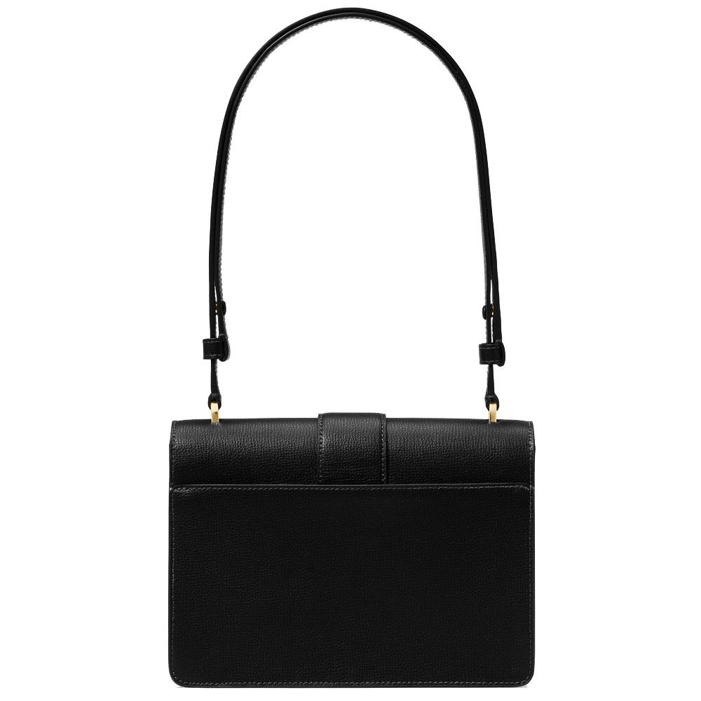 Kate Spade Phoebe Turnlock Shoulder Bag Black # KK123