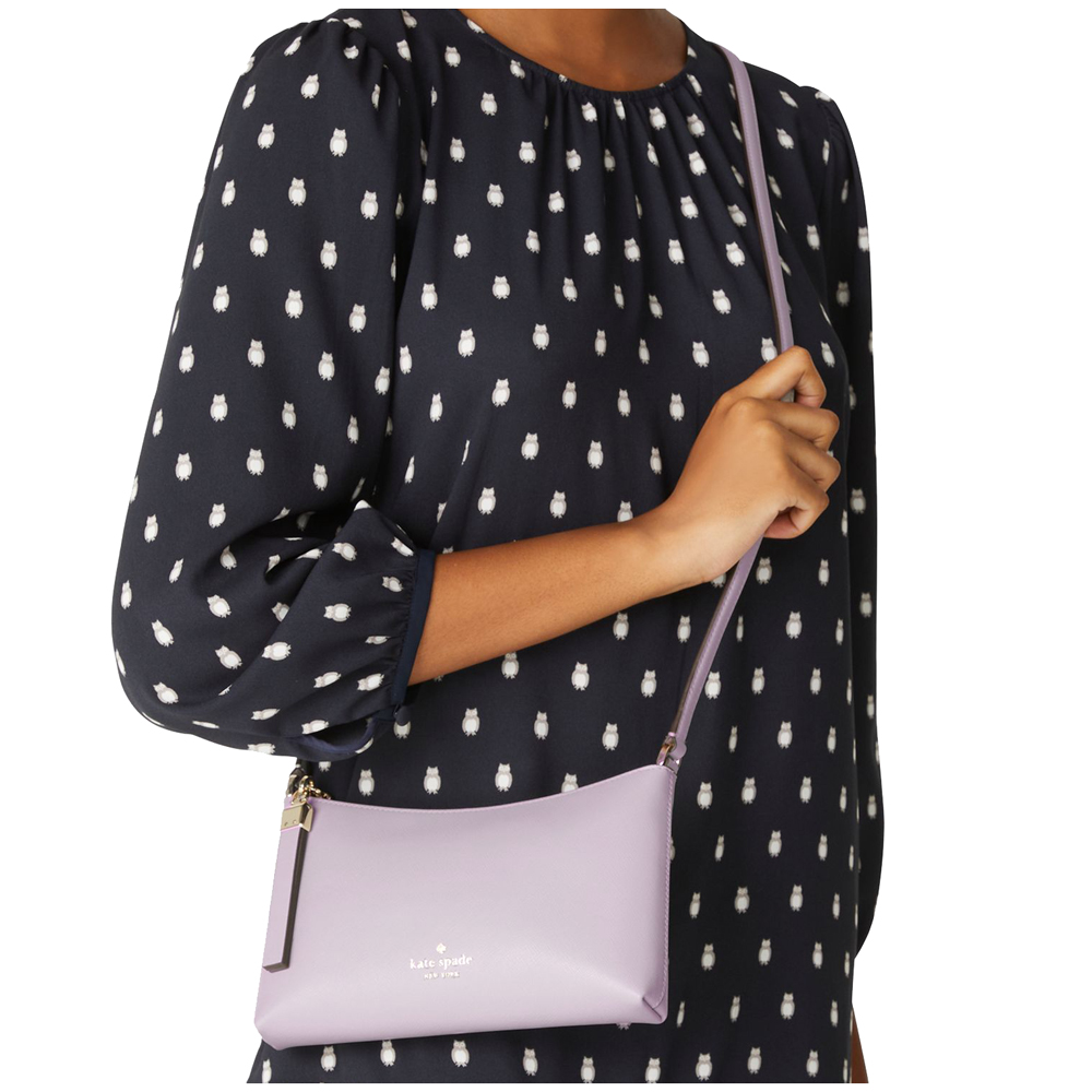 Kate Spade Sadie Small Crossbody Pastel Lavender # KE594