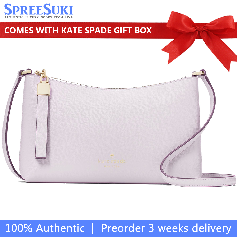 Kate Spade Sadie Small Crossbody Pastel Lavender # KE594