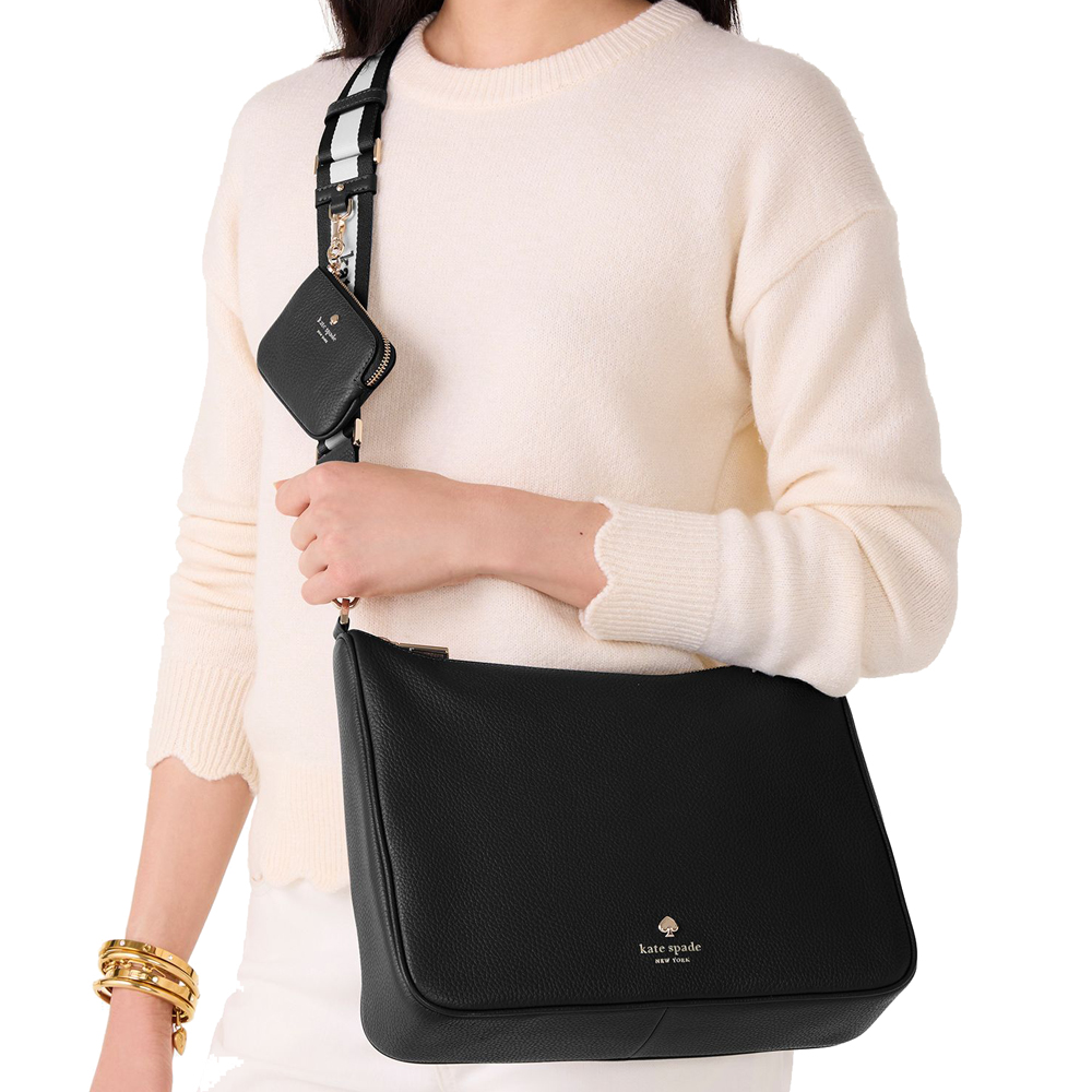 Kate Spade Emma Large Crossbody Black # KK069