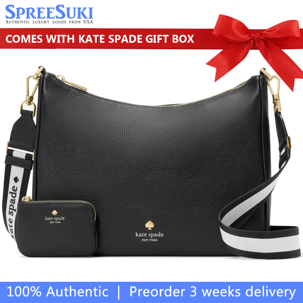 Kate Spade Emma Large Crossbody Black # KK069